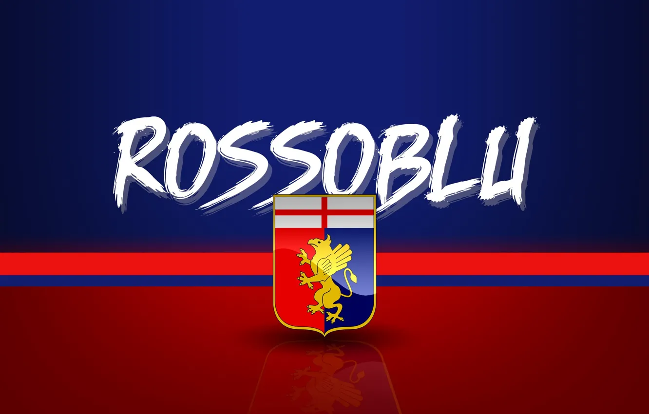 Photo wallpaper wallpaper, logo, football, Sport, Serie A, Genoa, Rossoblu