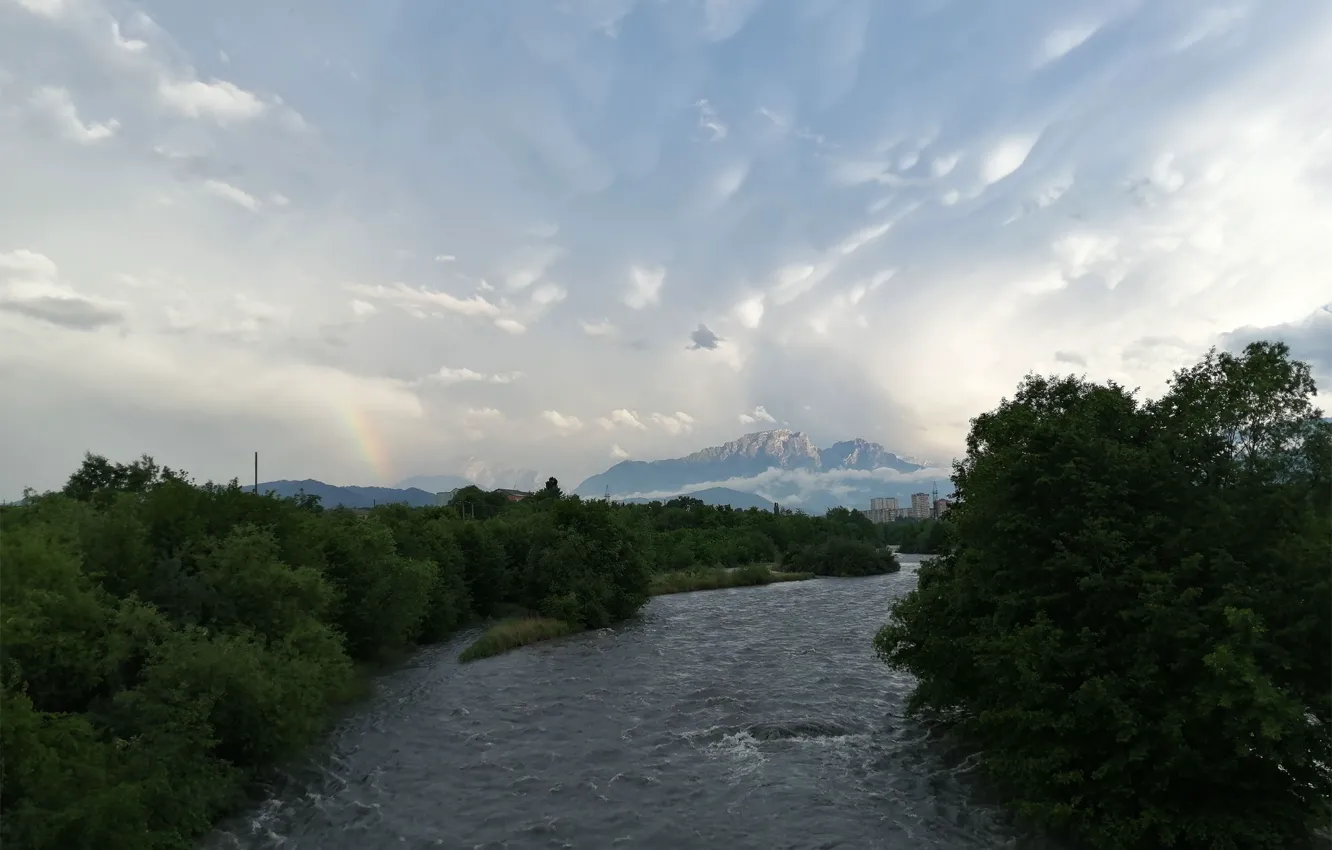 Photo wallpaper river, Terek, North Ossetia