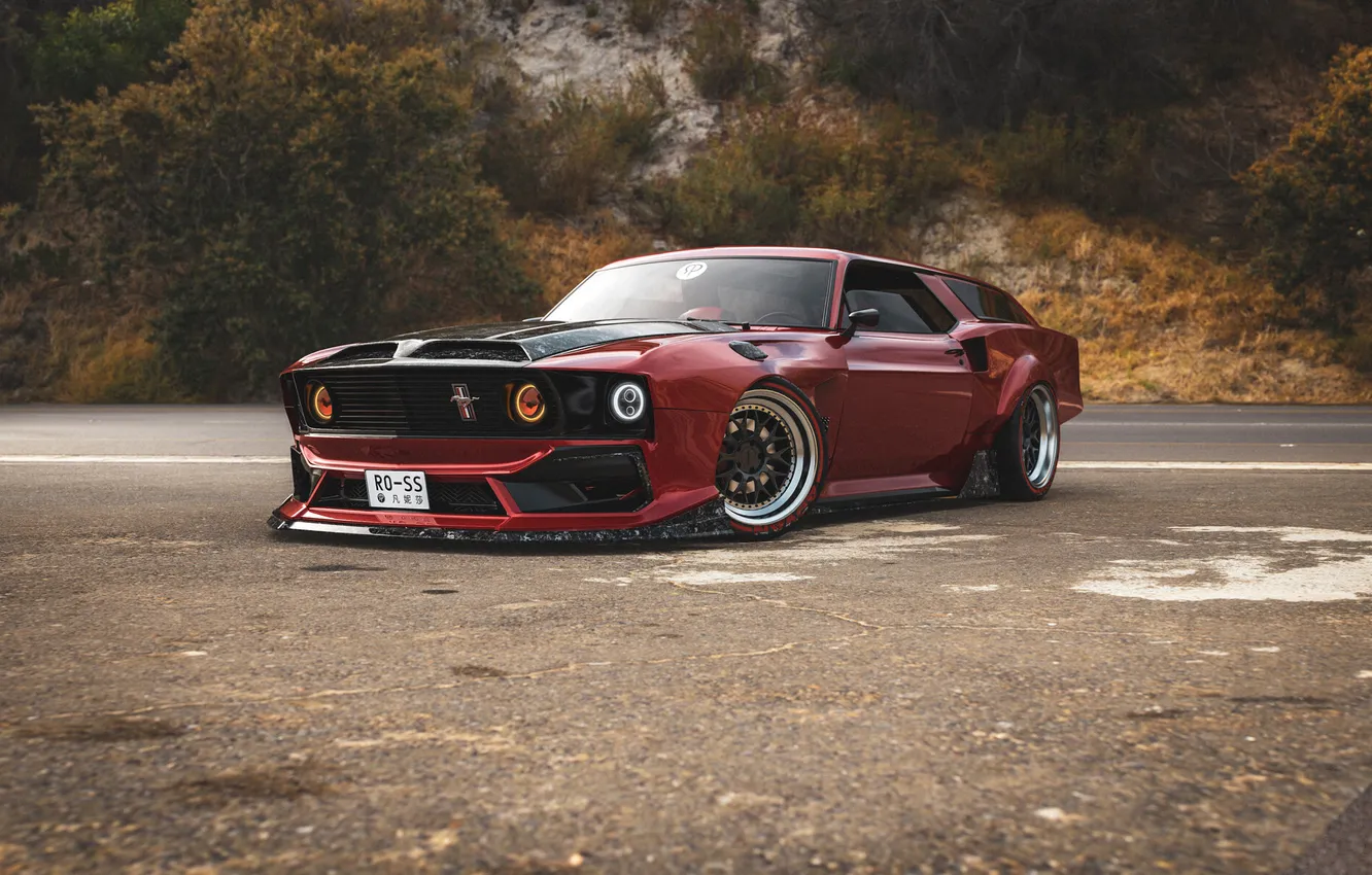 Photo wallpaper car, auto, tuning, mustang, Tuning, ford, Cars, ford mustang