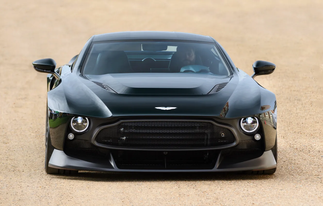 Photo wallpaper Aston Martin, coupe, front view, V12, Victor, 2020