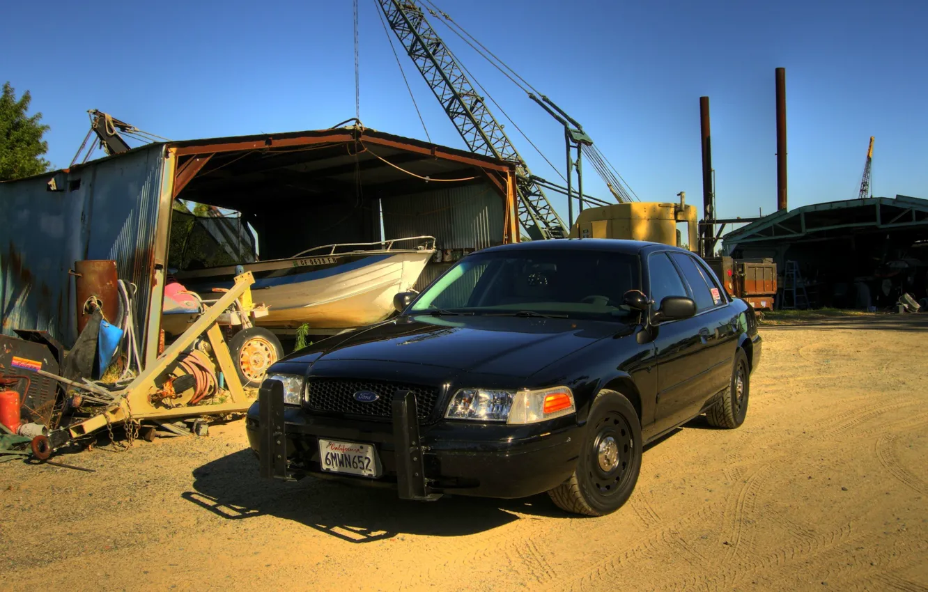 Photo wallpaper Ford, Ford Crown, Crown Victoria, ford crown victoria interceptor, Ford Crown Victoria