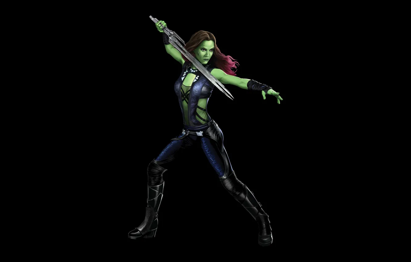 Photo wallpaper Marvel, Guardians Of The Galaxy, Guardians of the Galaxy, Gamora, Gamora