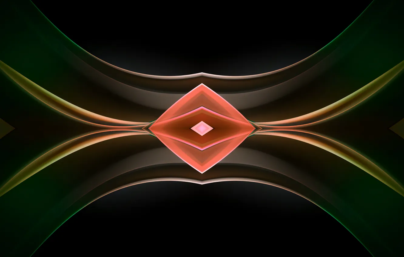 Photo wallpaper gradient, shadows, figure, symmetry