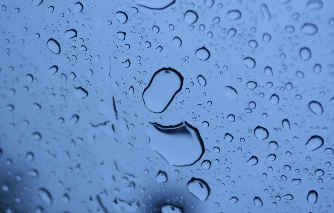 Photo wallpaper glass, water, drops, macro, rain, Windows, drop, window