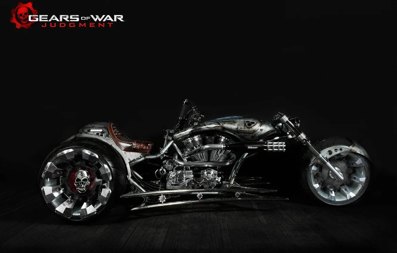 Photo wallpaper sake, game, Chopper, Gears of War, California, San Diego, superbike, Gears of War: Judgment