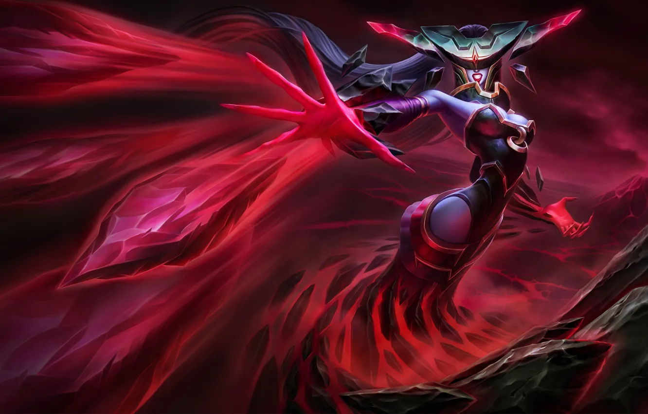 Photo wallpaper League of Legends, Ice Witch, lissandra, bloodstone