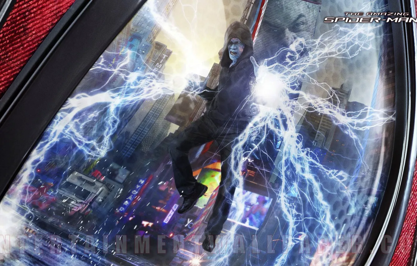 Photo wallpaper electro, The Amazing, Jamie Foxx, Spider Man 2