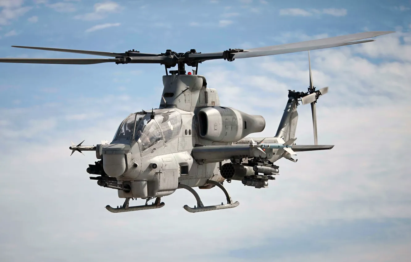 Photo wallpaper Viper, Bell, AH-1Z, Bell Helicopter, American attack helicopter