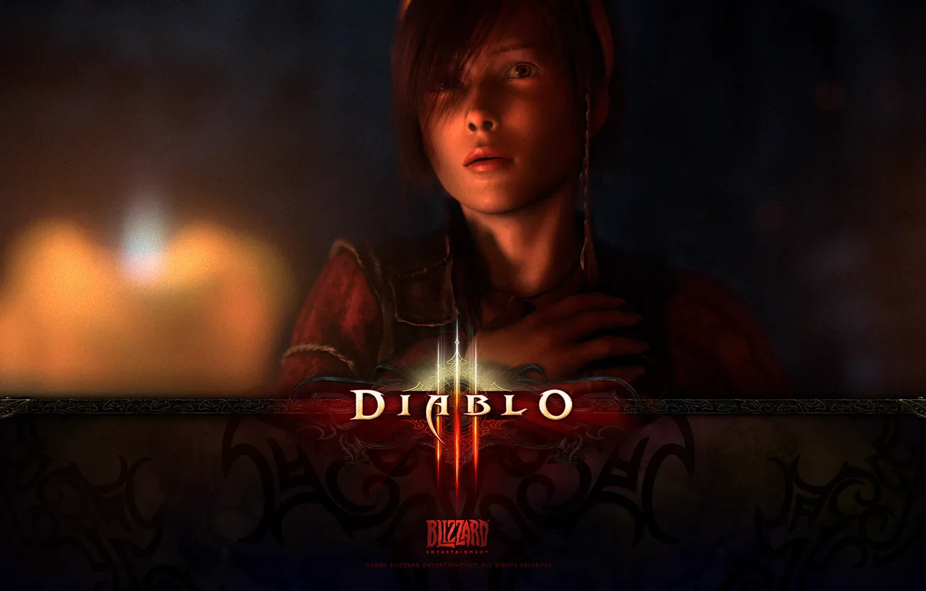 Photo wallpaper Blizzard, diablo, Diablo
