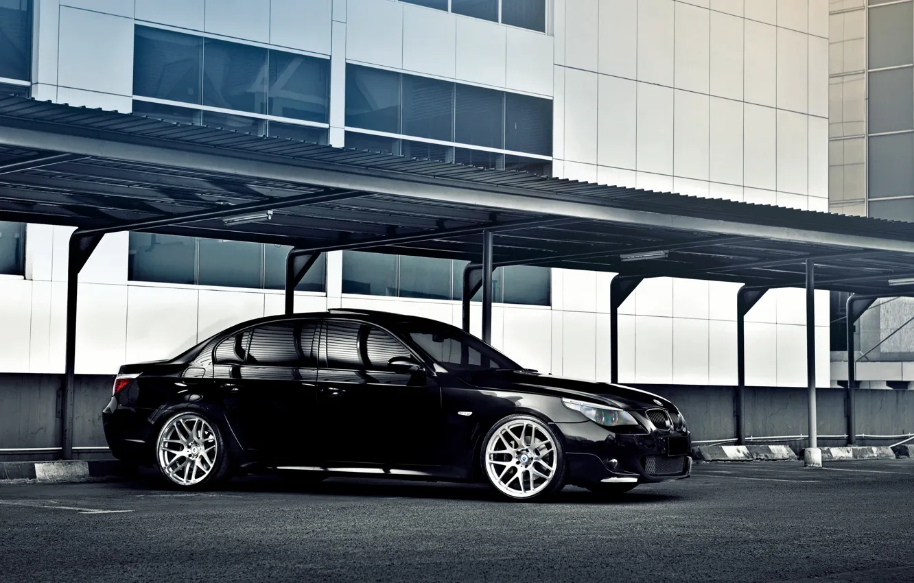 Photo wallpaper tuning, BMW, black, bmw 5