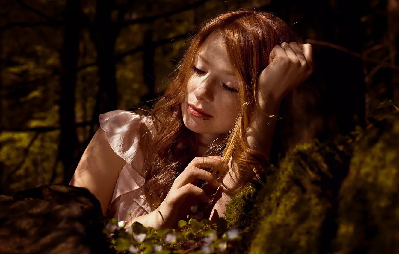 Photo wallpaper summer, girl, mood