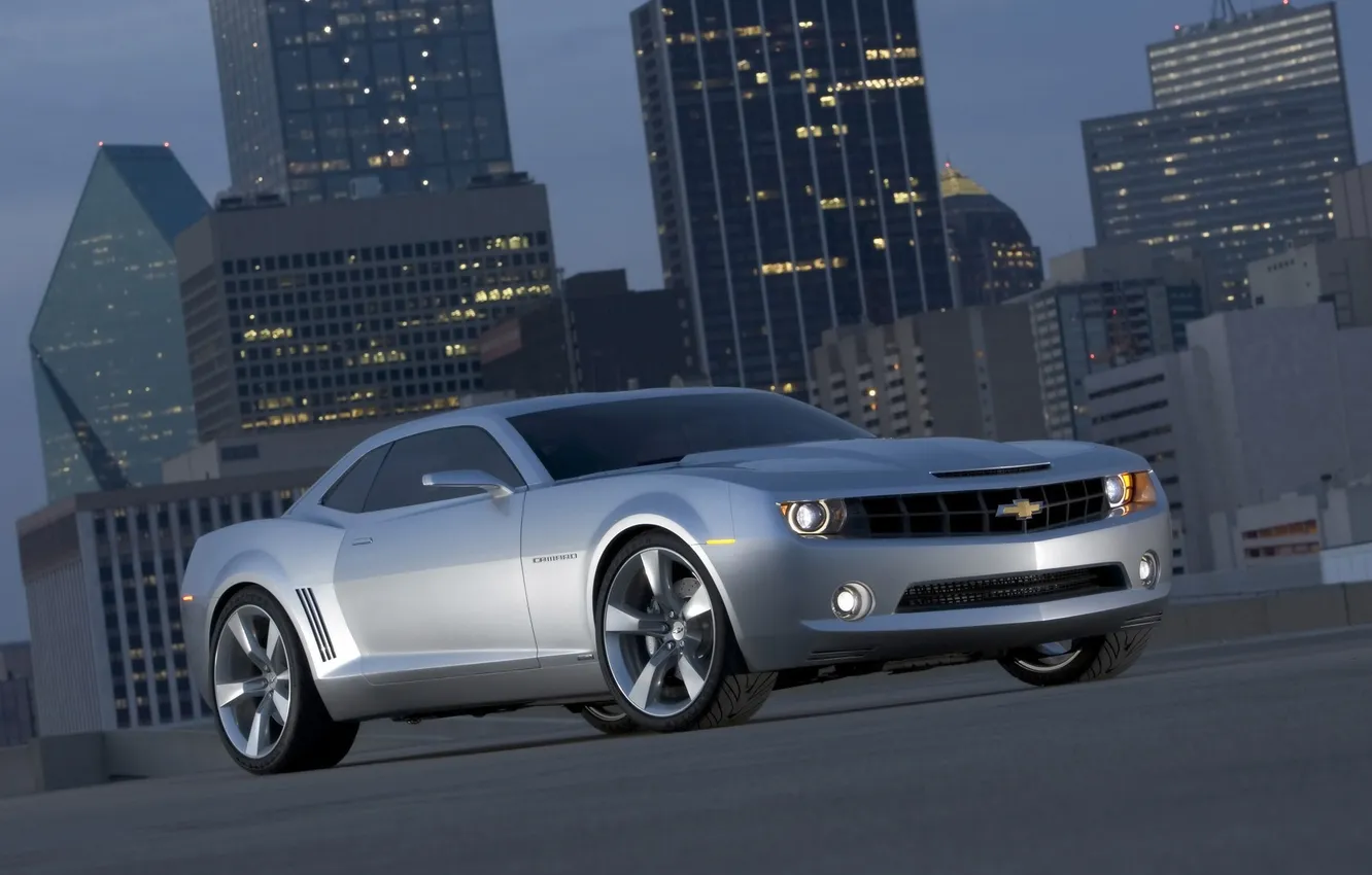 Photo wallpaper Concept, city, Chevrolet, Camaro