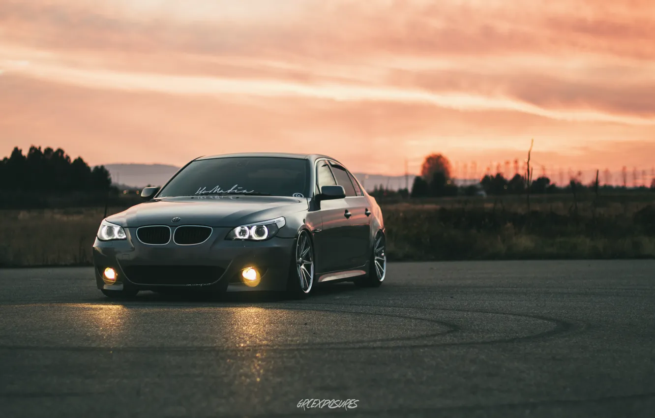 Photo wallpaper BMW, E60