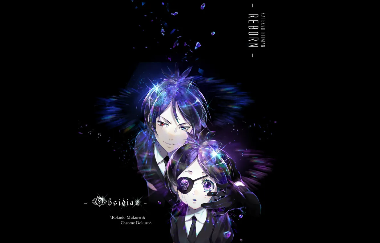 Photo wallpaper anime, art, two, Katekyo Hitman REBORN!