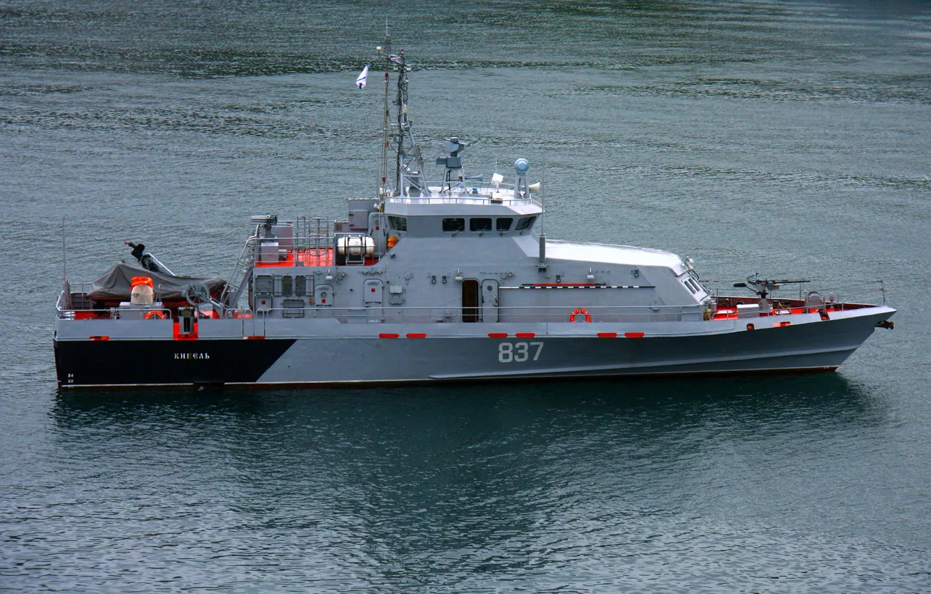 Photo wallpaper boat, anti-sabotage, Kinel