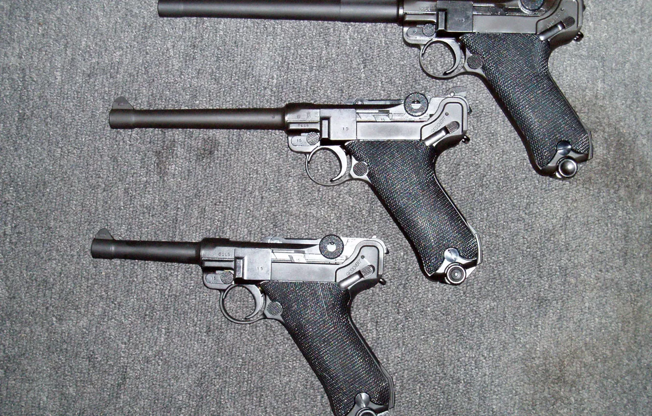 Photo wallpaper Parabellum, Georg Luger, Luger Pistol, P08