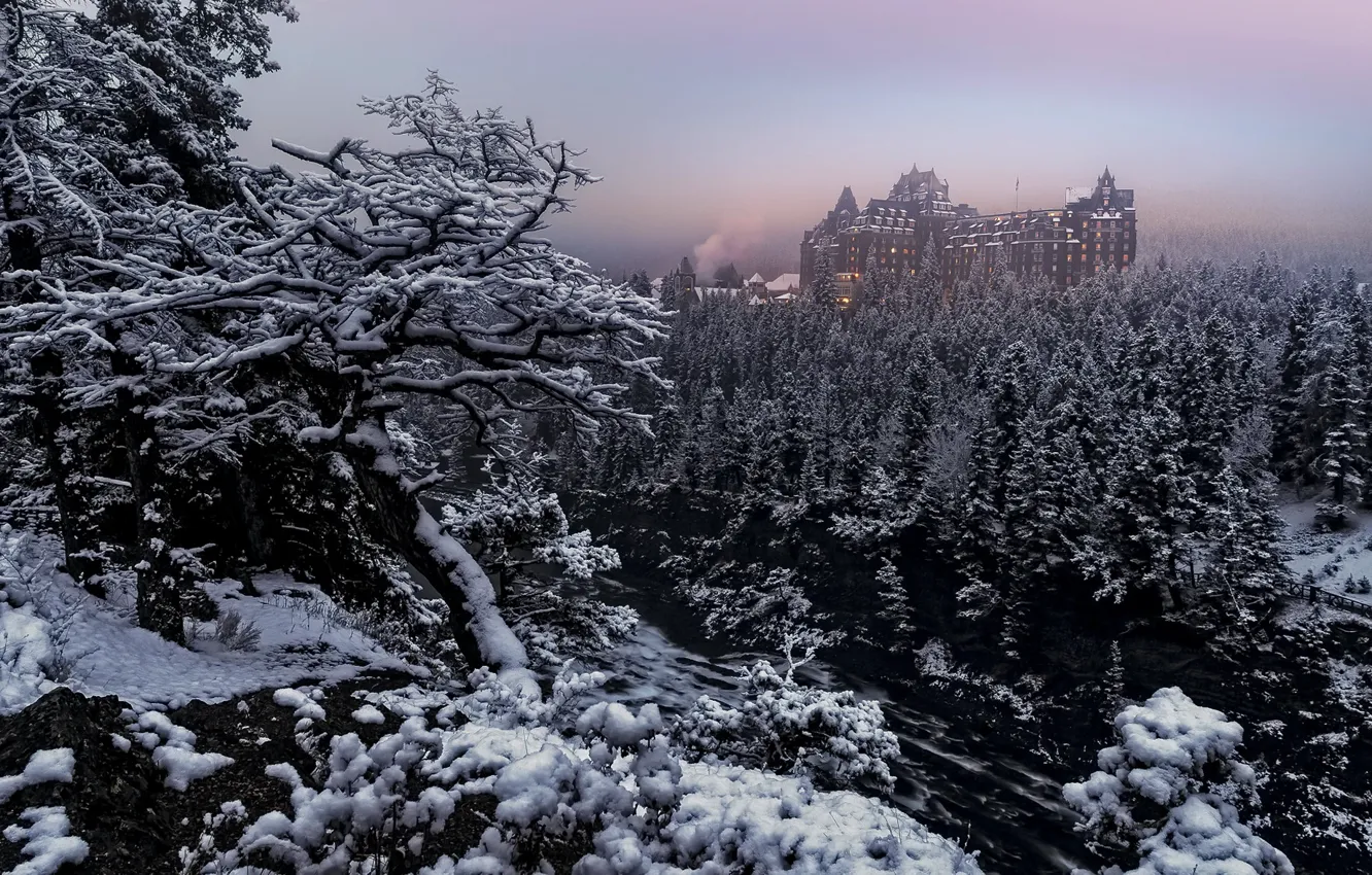 Photo wallpaper Alberta, Canada, Banff