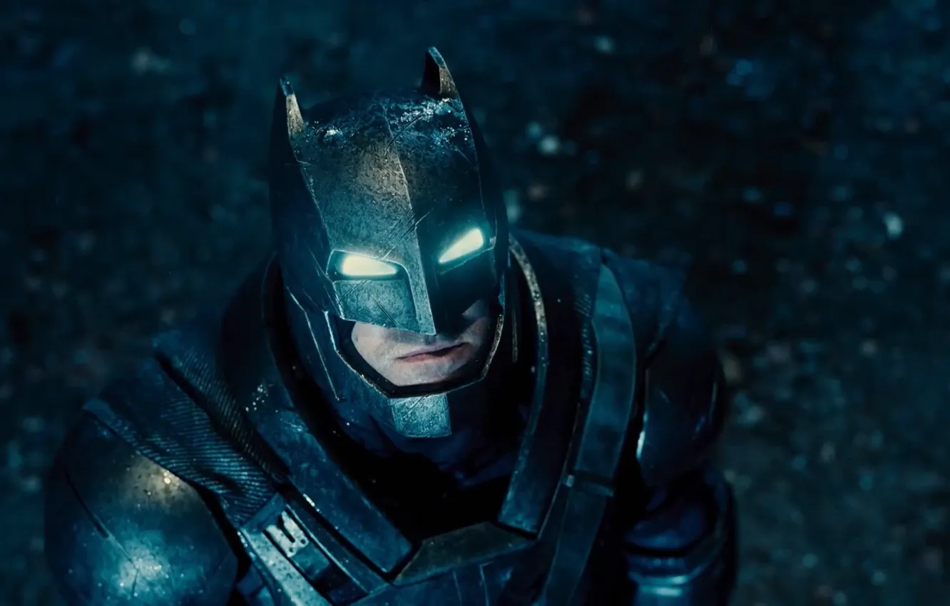 Photo wallpaper fiction, costume, Batman, helmet, armor, Batman, Ben Affleck, the suit