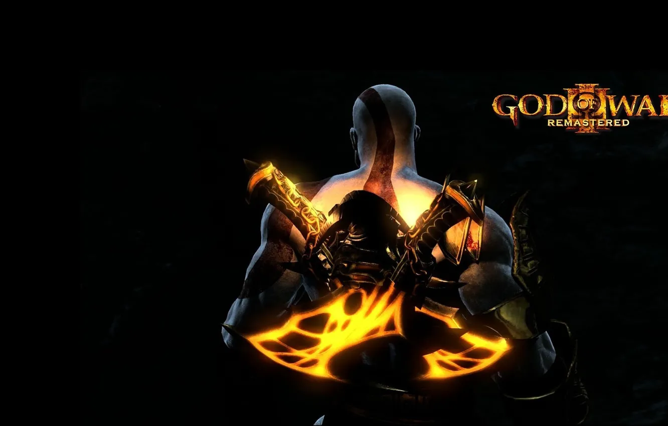 Photo wallpaper sword, demigod, soldier, god of war 3, Kratos, God of War, man, ken