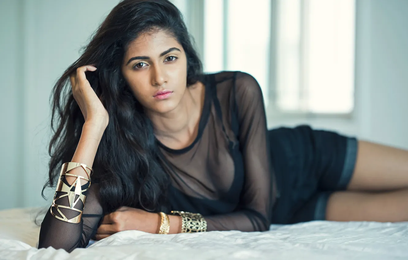 Photo wallpaper girl, hot, sexy, eyes, smile, beautiful, figure, model