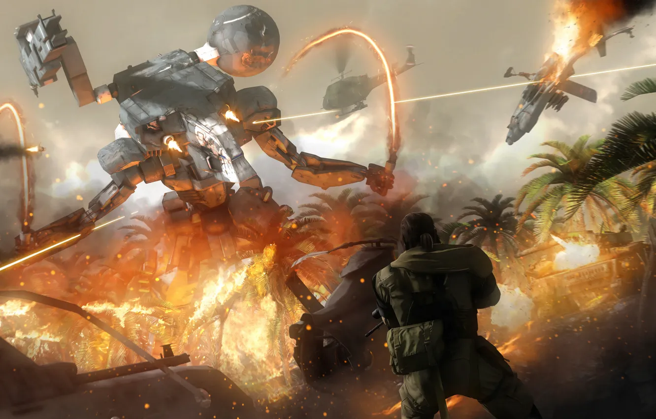 Photo wallpaper Snake, Konami, Big Boss, Venom Snake, metal gear solid v the phantom pain, mgs 5, …