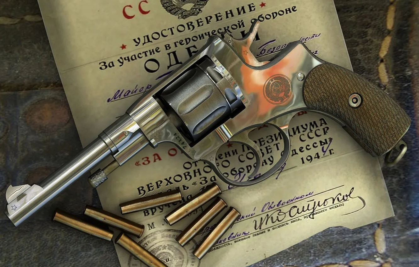 Photo wallpaper USSR, war, victory, poster, revolver, Weapon, WWII, GREAT