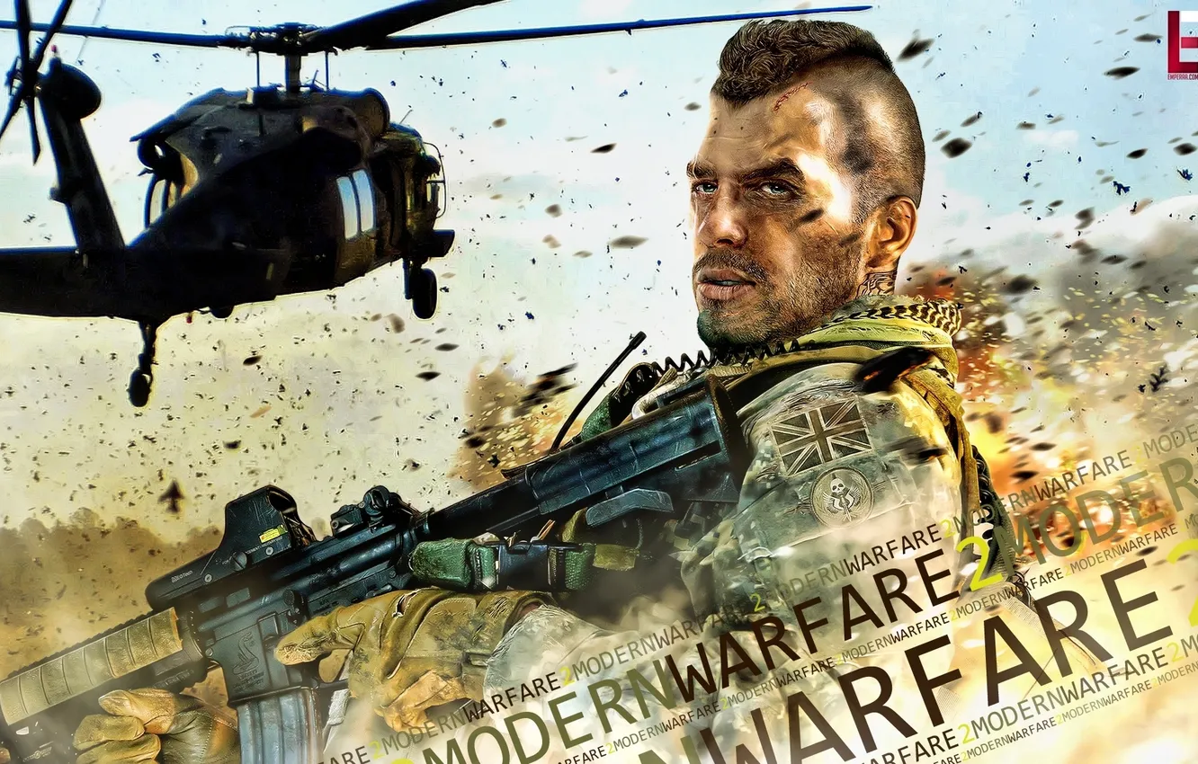 Photo wallpaper the game, Call of Duty, modern, warfare 2