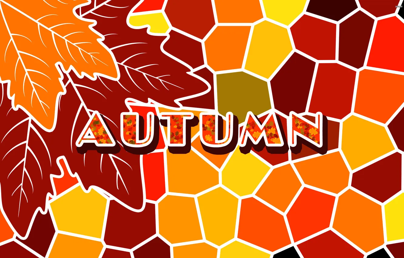 Photo wallpaper autumn, paint, vector, texture, postcard