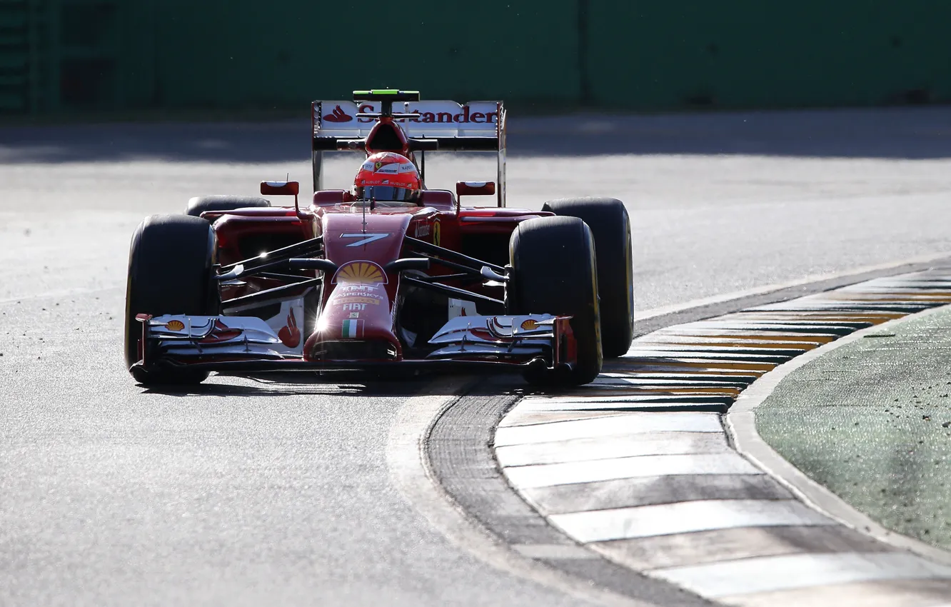 Photo wallpaper Shine, Ferrari, Kimi, Raikkonen also, Formula 1, 2014, kimi raikkonen also, f14t