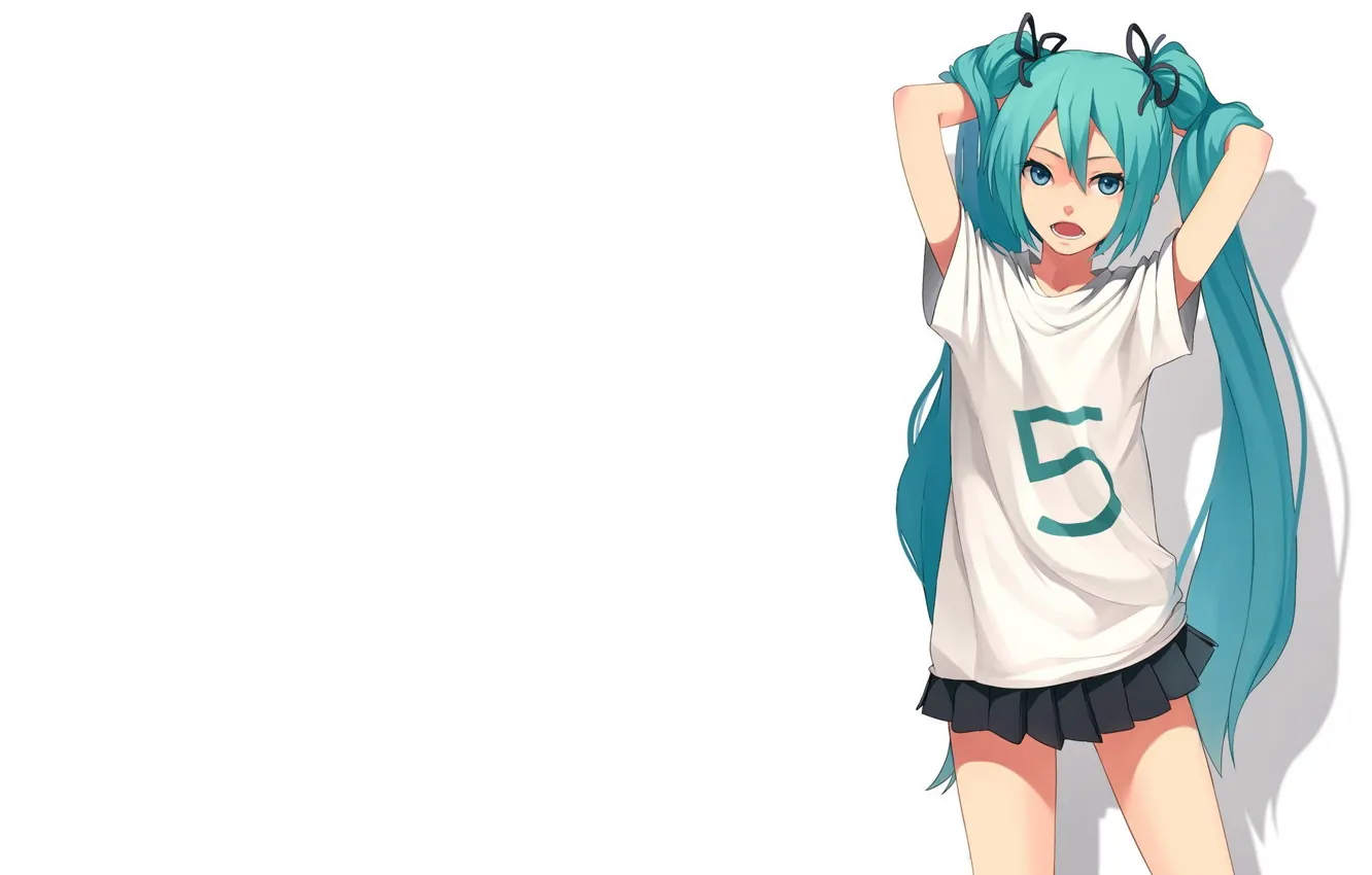 Photo wallpaper vocaloid, long hair, long hair, Vocaloid, Hatsune miku, Miku Hatsune