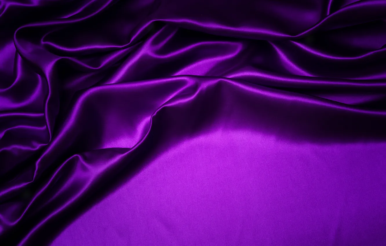 Photo wallpaper purple, background, silk, fabric, purple, folds, texture, silk