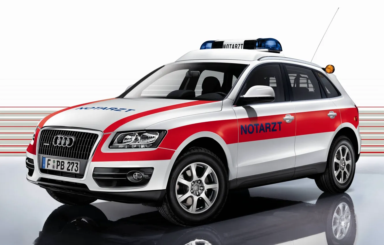 Photo wallpaper Audi, ambulance