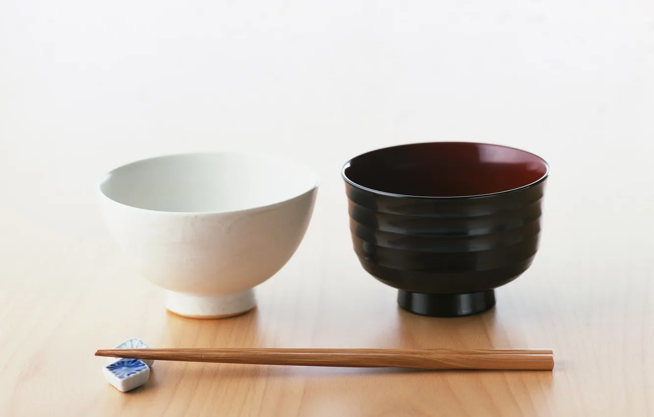 Photo wallpaper trees, sticks, plate, wood, 1920x1200, saucer, chopsticks