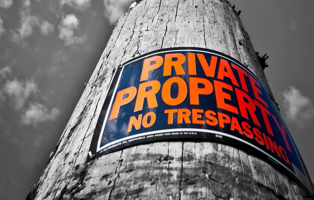 Photo wallpaper the inscription, posts, texture, grey background