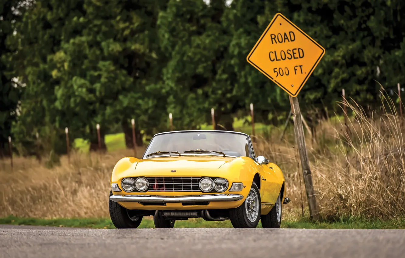 Photo wallpaper Fiat, Dino, front view, Fiat Dino Spider