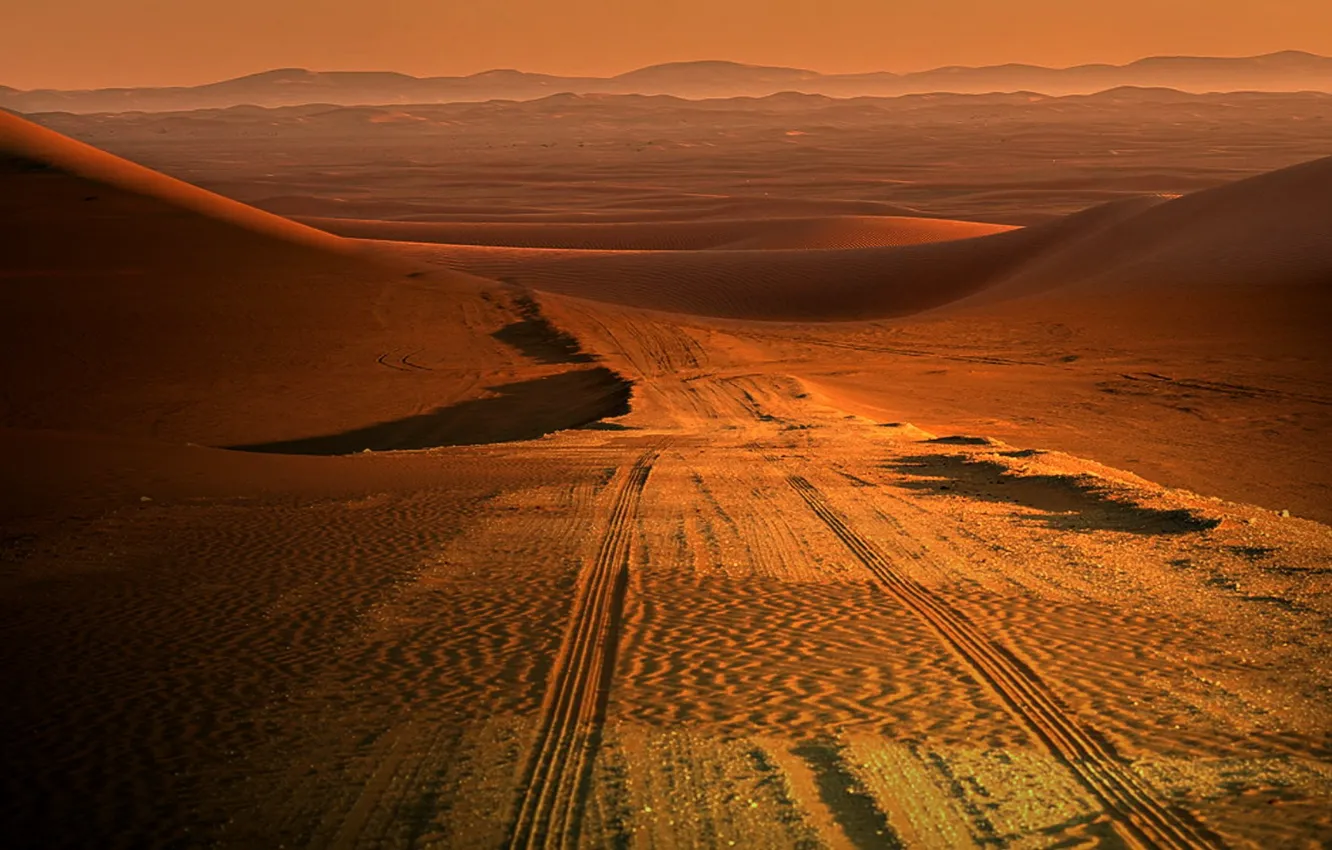 Photo wallpaper sand, the dunes, desert
