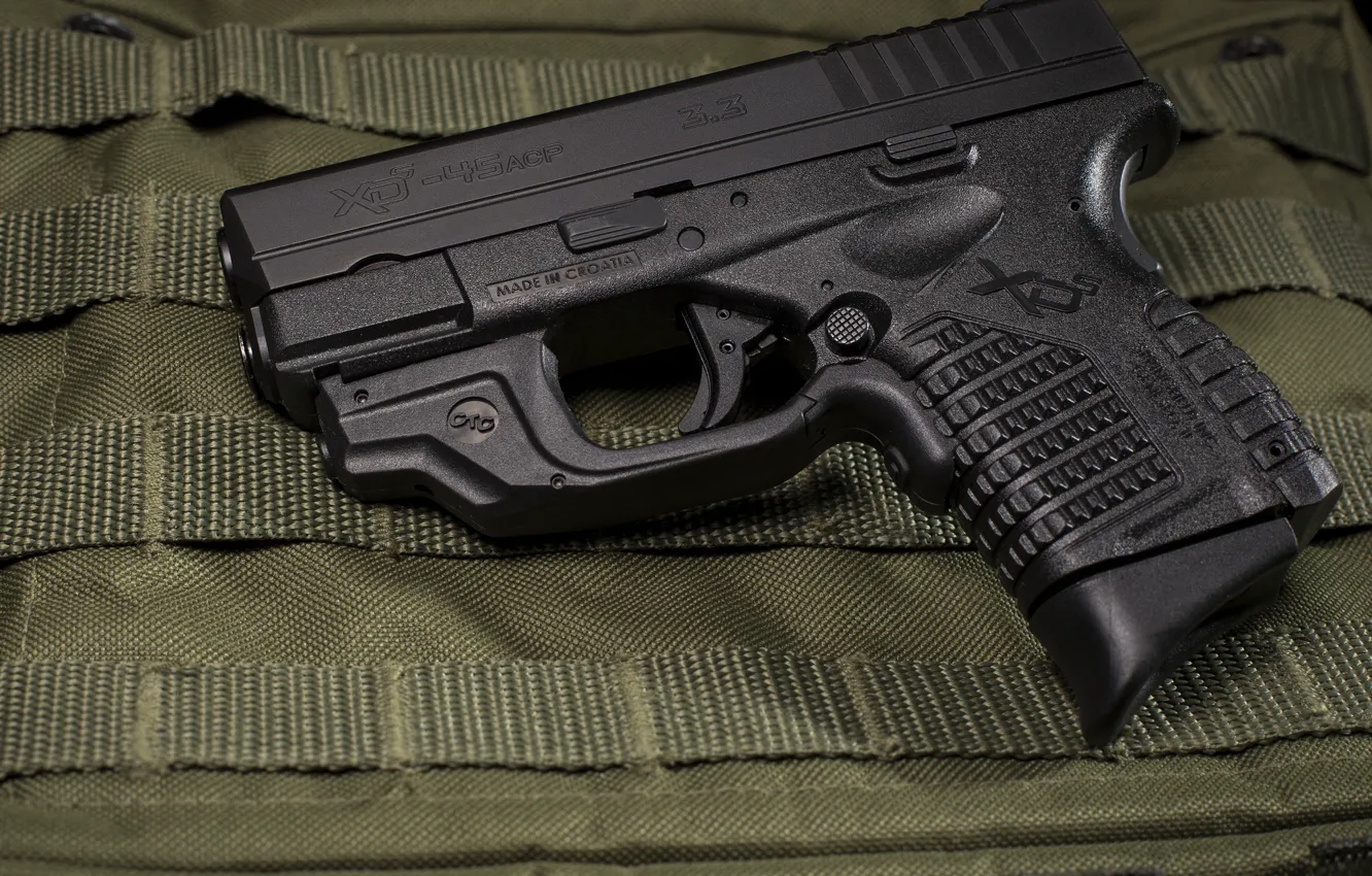 Photo wallpaper gun, weapons, Springfield, semi-automatic, XDs