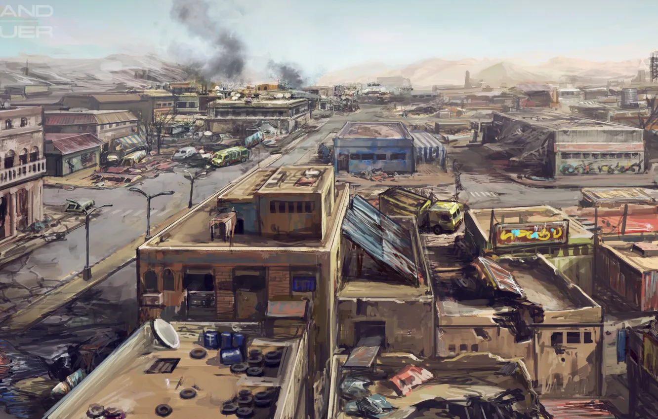 Photo wallpaper the city, war, art, war, Command &amp; Conquer