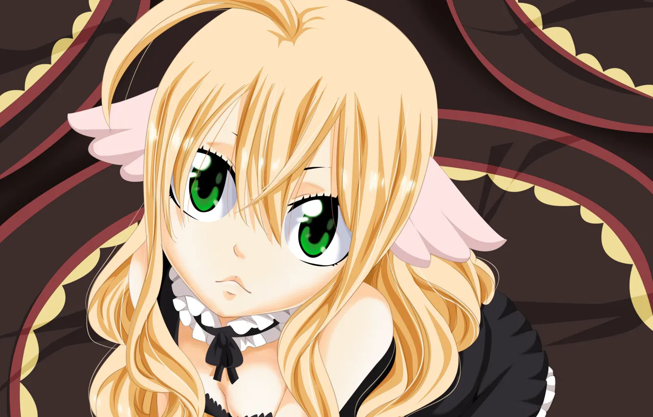 Photo wallpaper game, anime, pretty, blonde, asian, fairy tail, manga, japanese