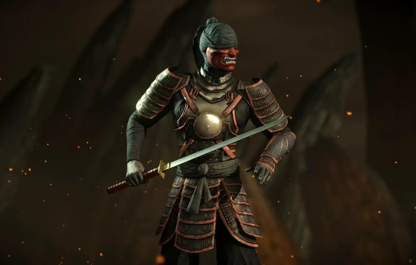 Photo wallpaper Kenshi, Mortal Kombat X, Mortal Kombat 10, Kenshi