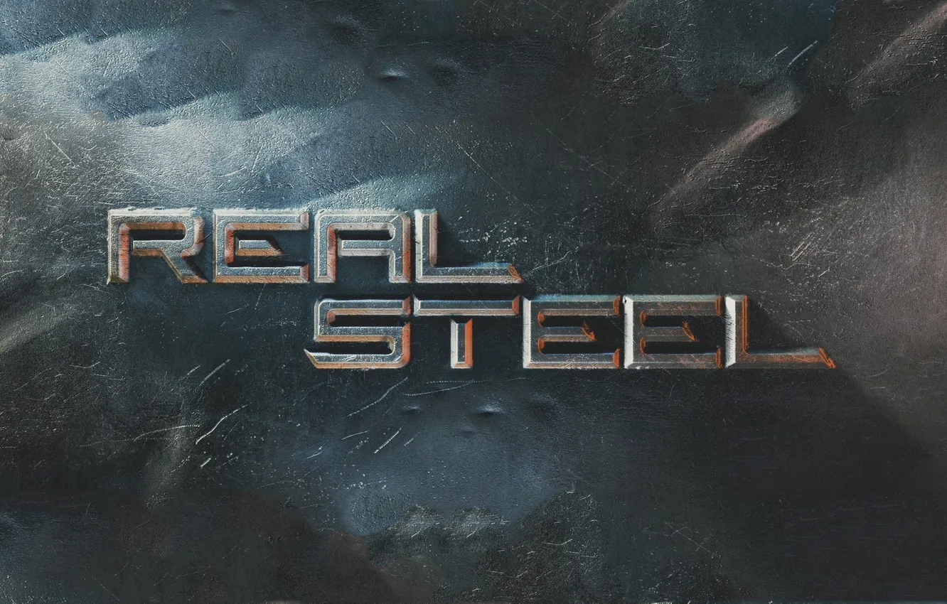 Photo wallpaper text, the film, iron, Real Steel, real steel