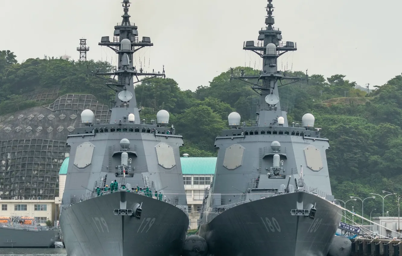 Photo wallpaper Japan, squadron, destroyers