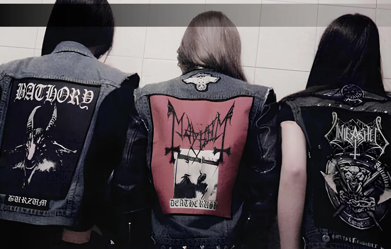 Photo wallpaper heavy metal, jacket, battle jacket