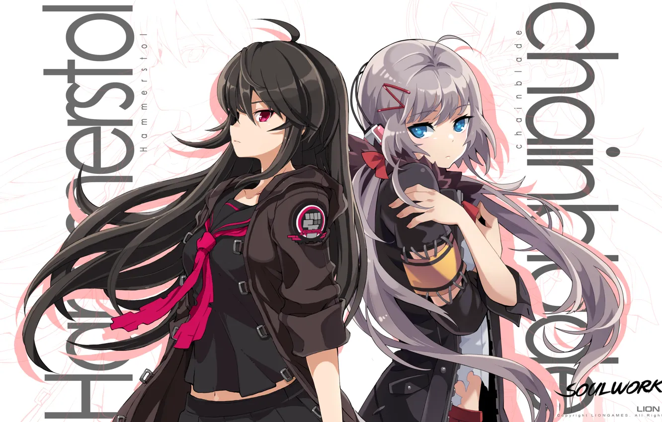 Photo wallpaper girl, the game, art, Soul Worker