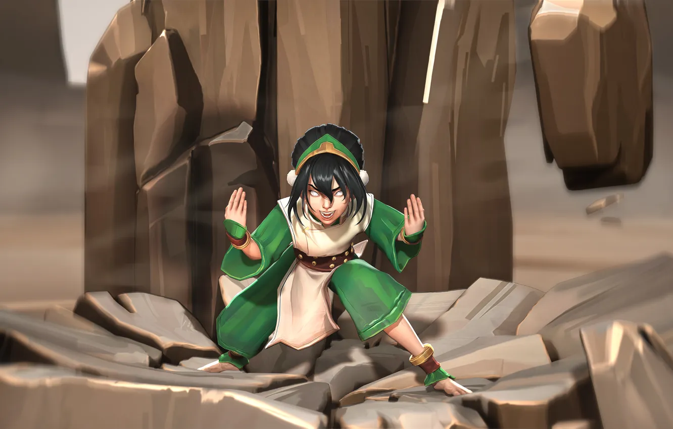 Photo wallpaper fanart, Toph, ThunderRoarStudio