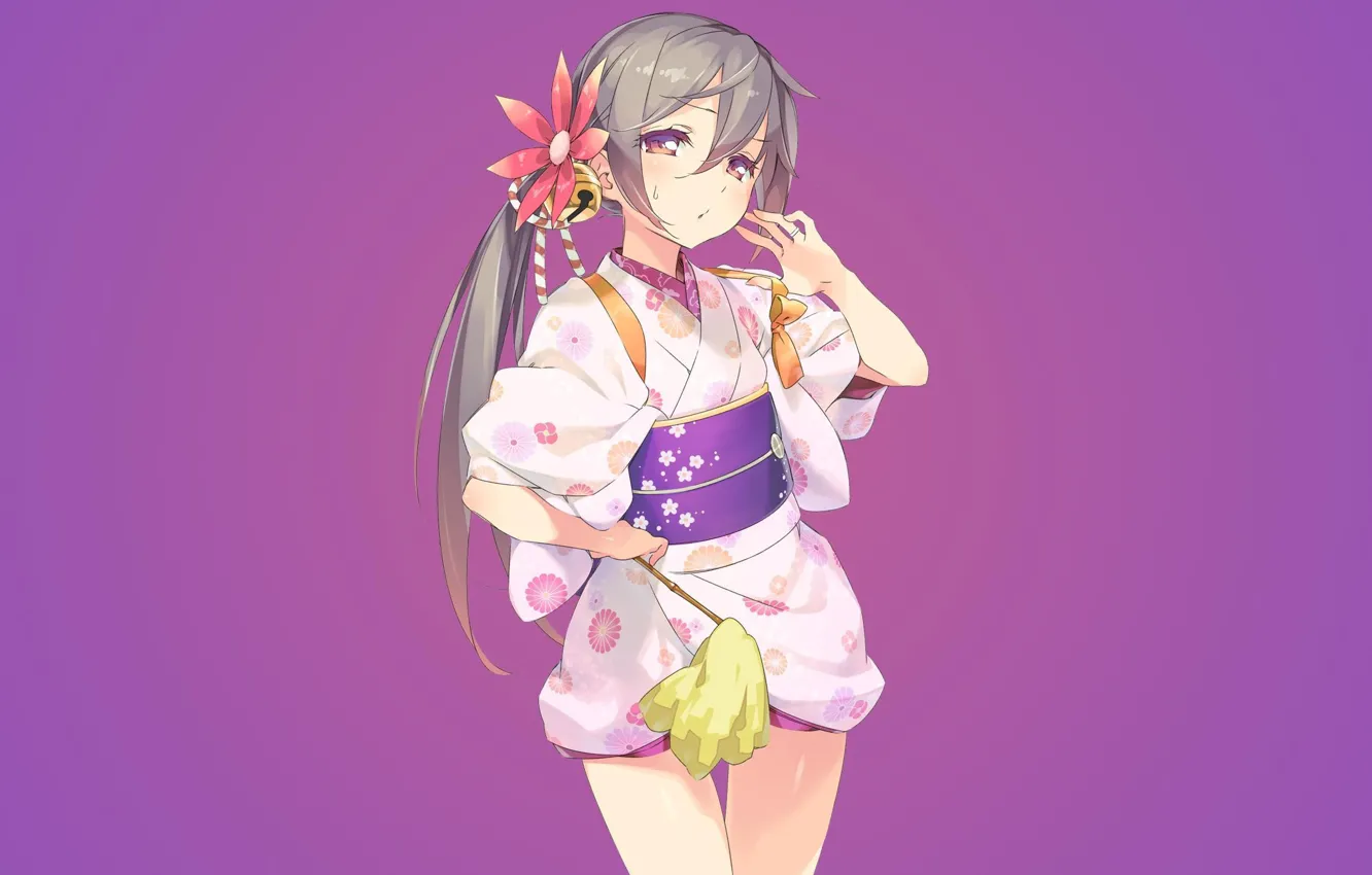 Photo wallpaper kawaii, game, weapon, anime, pretty, kimono, bishojo, moe