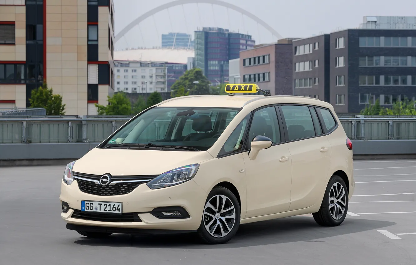 Photo wallpaper photo, Opel, Car, Zafira, Van, 2016-19, Taxi (S)