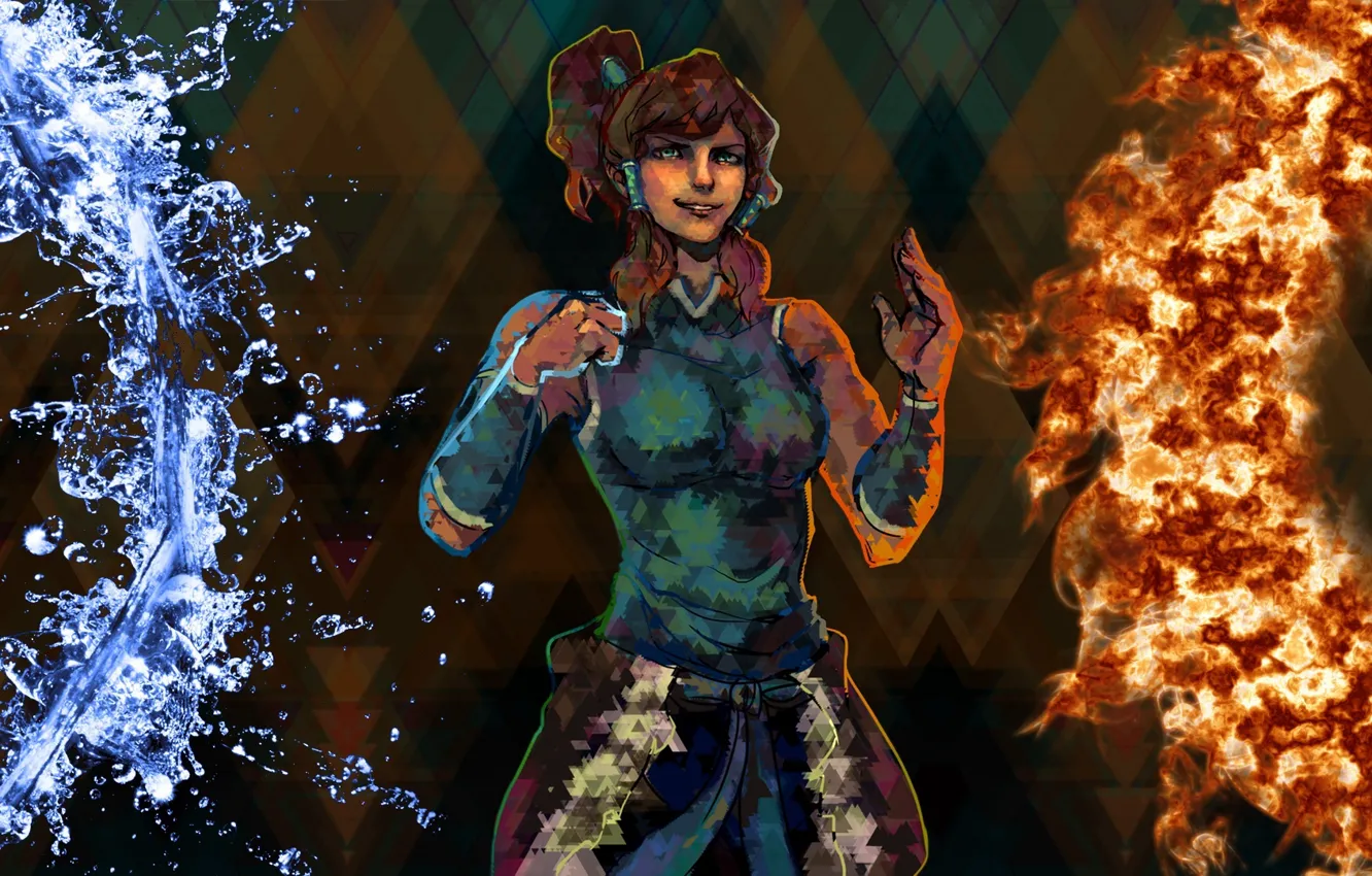 Photo wallpaper water, lights, art, Avatar, avatar, art, Korra, The Legend of Korra