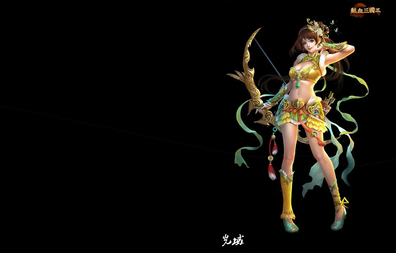 Photo wallpaper girl, the game, Archer, fantasy, art, costume design