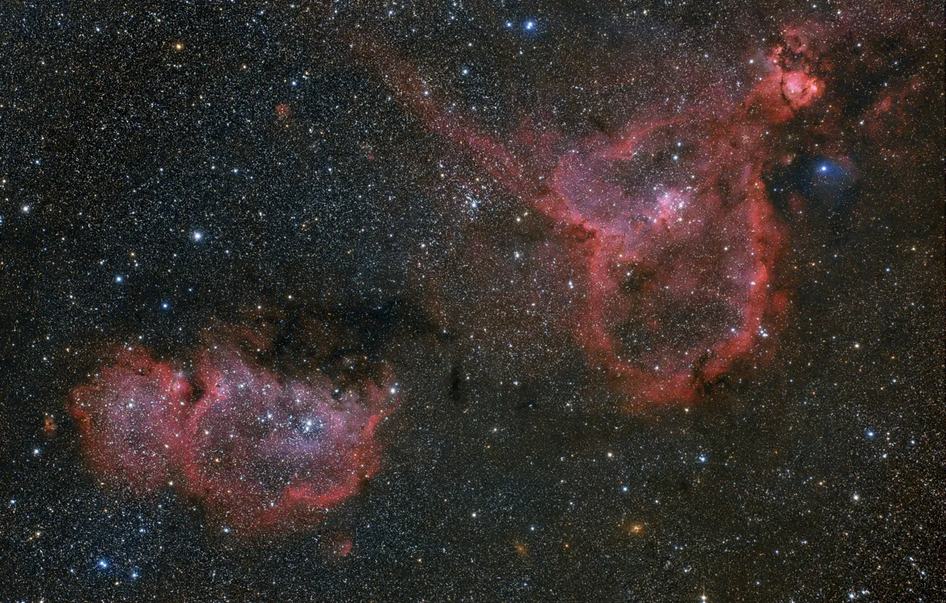 Photo wallpaper space, stars, nebula, soul, The Heart